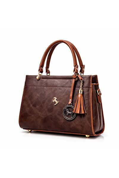 ÇANTAM GELSİN Miami Polo Women's Navy Blue Original 5 Compartment Shoulder Bag