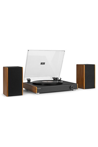 Audizio RP335 Vintage Bluetooth Turntable with 2x40W Speakers & USB Recording