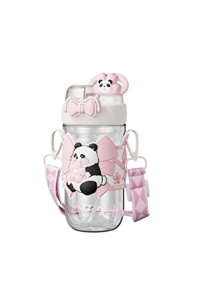 Vagon D2518 DILLER 580 مل زجاجة ماء تريتان مع حزام للرقبة