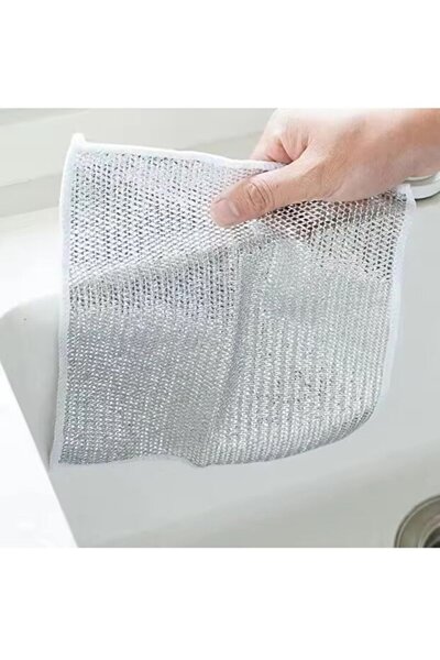 Pink Cat Kitchen 1 Adet Ovma Teli - Hijyenik Bulaşık Teli - Bulaşık Tel Bezi