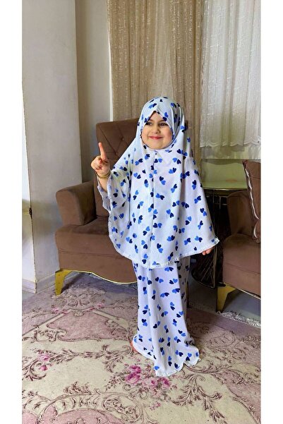 ALDAIYR Children's Prayer Dress Cotton Fabric