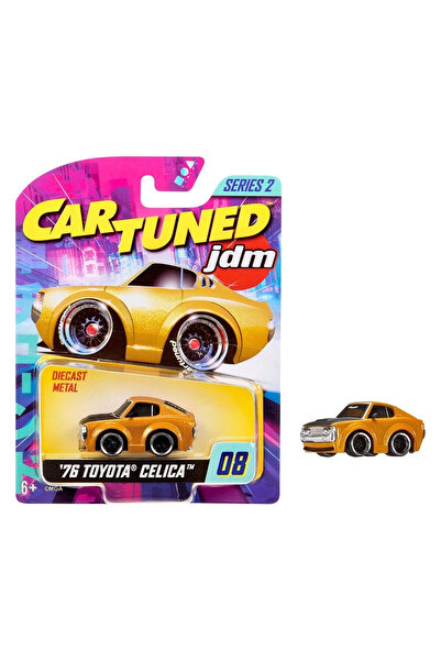 ADORE OYUNCAK 559009 Cartuned Jdm 1976 Toyota Celica - Yellow Car