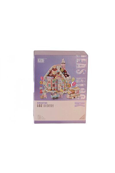 Vagon لعبة مكعبات بناء LZ-1224 LOZ على شكل منزل الحلوى، 781 قطعة