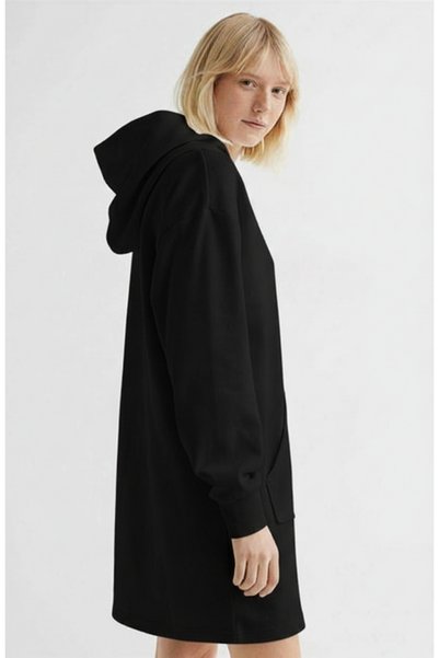 arakan Women's Kangaroo Pocket Hooded Sweat Dress K28 3020