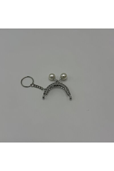 Aynalı 5,5 εκ. Κλιπς Πέρλες με Κουμπί, Σετ Μπρελόκ τεμαχίων με Πορτοφόλι Κλιπς