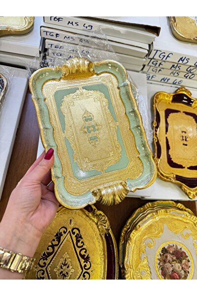 masi Esterhomedecor 4-Piece Original Italian Rosewood t Single Presentation T...