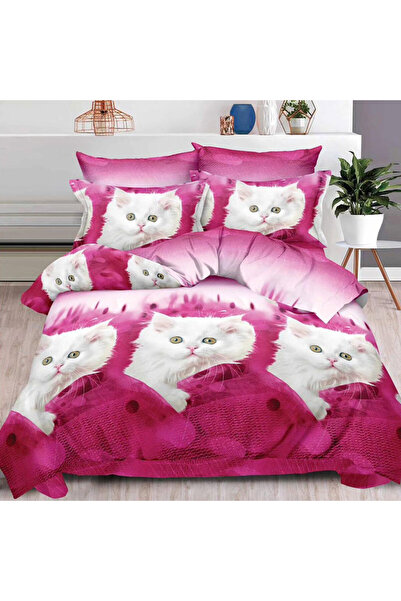 Patul Duvet Cover Set, Satin Cotton , Sulphur, 2 Persons, Double Bed, 6 Pieces