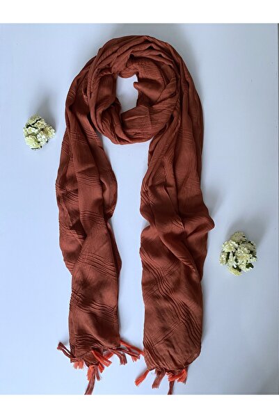 GOX Wave Pattern Long Fringed Cotton Piece Shawl-Pareo