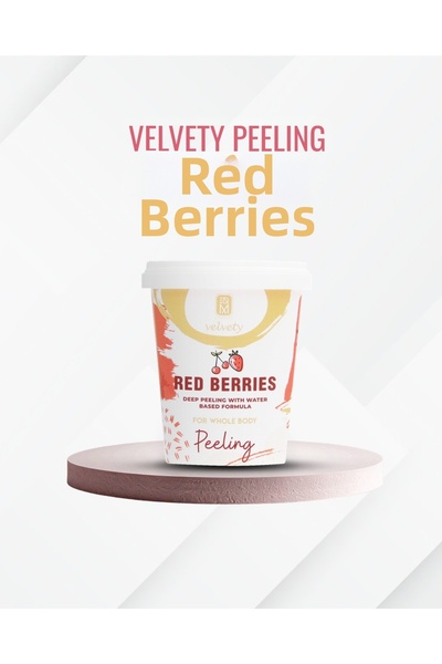 IDM مقشر الجسم المخملي بالفواكه الحمراء والزيت 400 مل