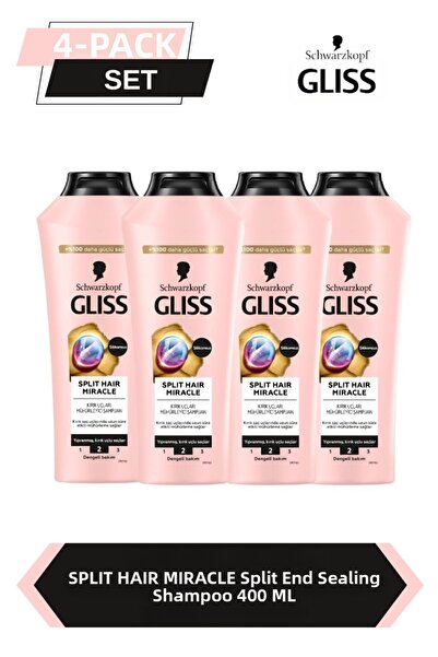 Gliss Split Hair Miracle - 400 ml X 4 Shampoo