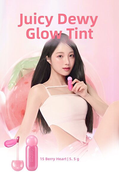 dasique Shiny Finish & Lightly Colored Moisturizing Effect Tint Juicy Dewy Gl...