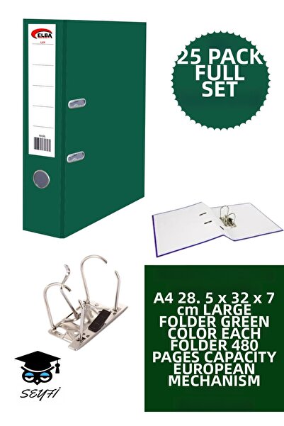 SEYFİKİRTASİYE A4 офис папка, папка за организиране на офис документи, двойна...