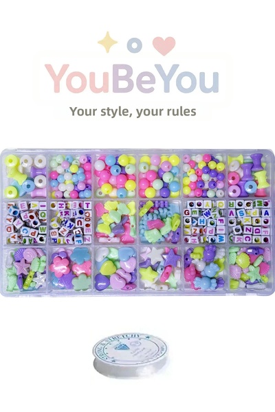 uniquehobby مجموعة صنع المجوهرات بالخرز - صناعة خرز الهوايات - مجموعة صنع الأ...