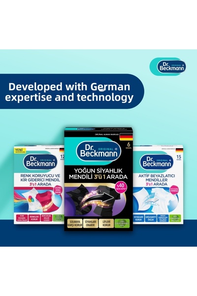 Dr.Beckmann Color Protective Wipes Set Colored People  White People 3-Pack