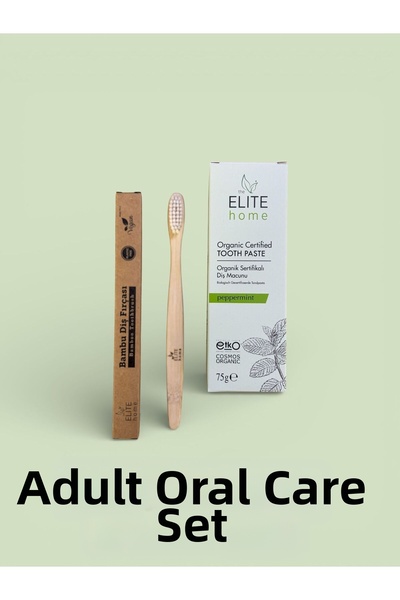 The Elite Home Organic Certified Toothpaste (Adult Oral Care Set)