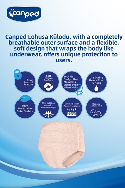 Canped Mom Maternity Panties L/Xl 10 X 2 Pieces