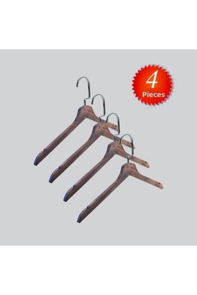 NYN شماعات خشبية (لاما جومسول كانكو) للبلوزات والفساتين والقمصان 4 قطع