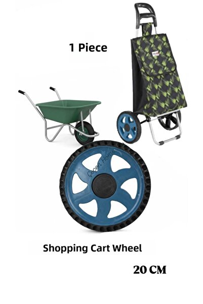 ÇEÇEN HOME Telli Market Cart Caster Hard Wheel – Durable, Silent, and Long-La...