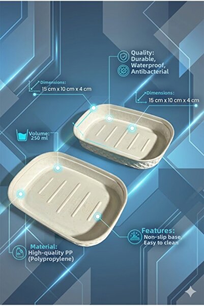 RİVO HOME DECOR Water Draining, Unbreakable, Eco-Friendly Bathroom & Kitchen ...