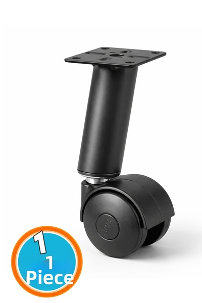 NZB قاعدة أثاث معدنية بعجلات بلاستيكية، قاعدة طاولة قهوة، قدم متحركة 15 سم (ق...