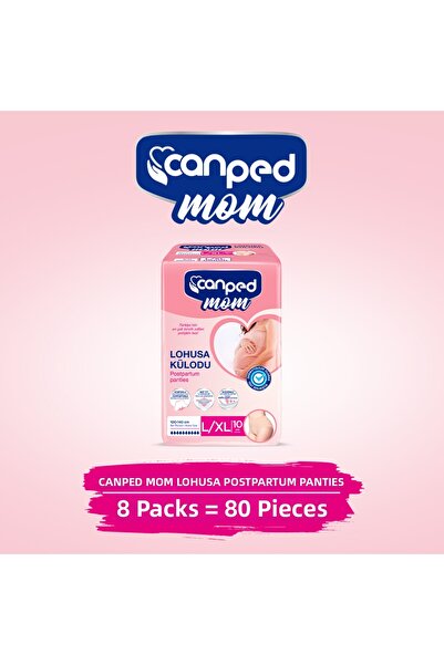 Canped سراويل الأمومة ما بعد الولادة مقاس L/XL 10 × 8 قطع