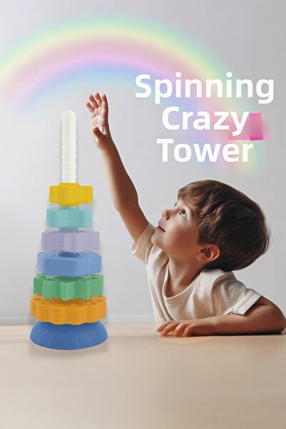 Melo TOYS Spinning Crazy Tower