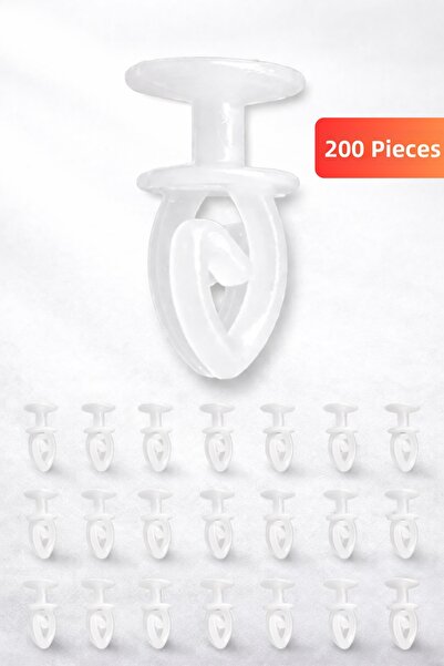 TAYEM 200 куки за завеси и мрежи, корнизи, куки за завеси за пришиване