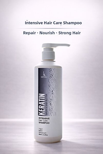 KEMZU Intensive Care Shampoo – Repairing & Nourishing Hair Care |   Keratin, ...