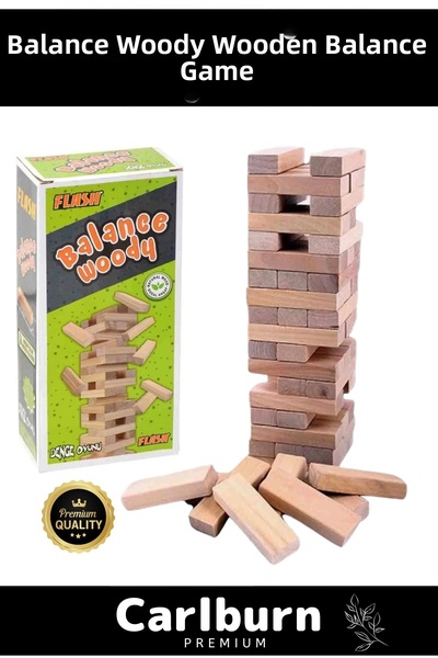 Carlburn لعبة توازن خشبية تعليمية ممتازة لتطوير الذكاء والترفيه والحفلات العا...