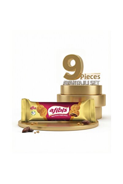 Afia Afibis Cocoa Cream Filled Biscuits 9X75 Gr