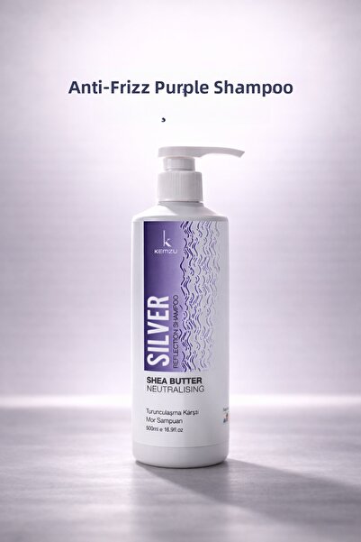 KEMZU Anti-Orange Purple Shampoo – Tone Balancing Care for Blonde & Light-Col...