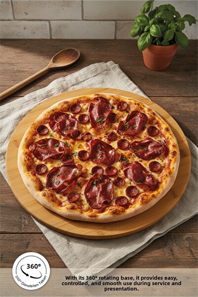 Bambum Fiesta Mix Rotating Serving Plate Small B0843