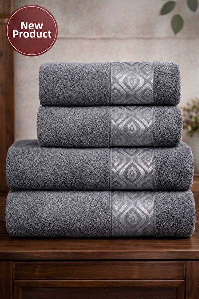 Mela Home Eye 4-Piece Bath Towel Set - Bath Towel Set - Hand and Face Towels ...