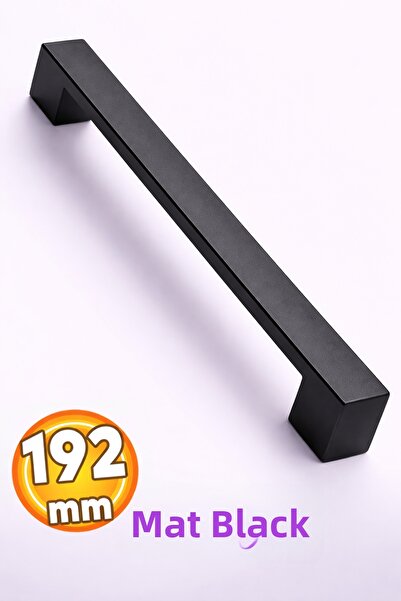 Badem10 Mobilier din metal negru mat - Sertar de bucătărie Cemre (192 MM - 19...