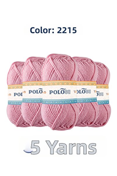 Polosu (5 يماك) خيط حياكة تانجو 2215 - وردي فاتح