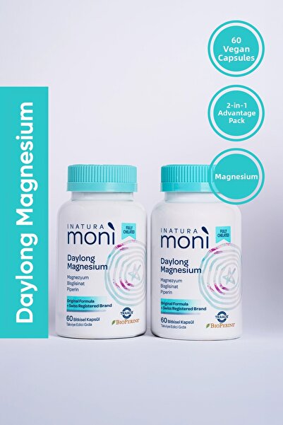 Moni Vitamins 2-Pack Moni Daylong Magnesium Magnesium Bisglycinate, Magnesium...