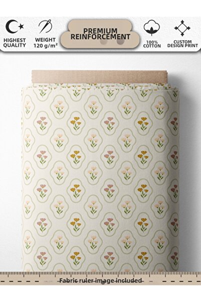 FabricsTown 100% Cotton Ranforce Fabric 100X240 cm 120 G/M² Digital Printing ...