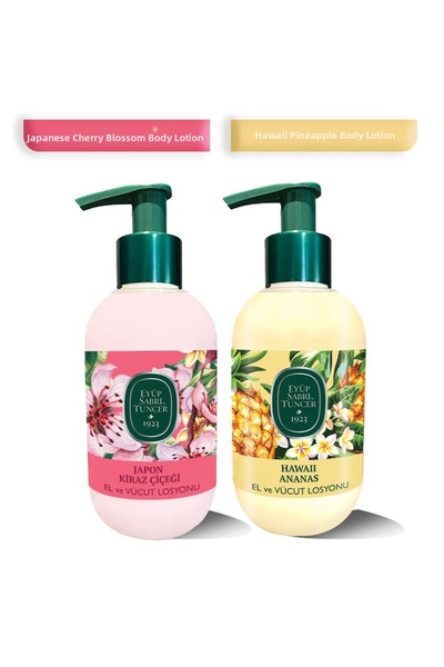 Eyüp Sabri Tuncer 280 مل لوشن الكرز الياباني والأناناس هاواي