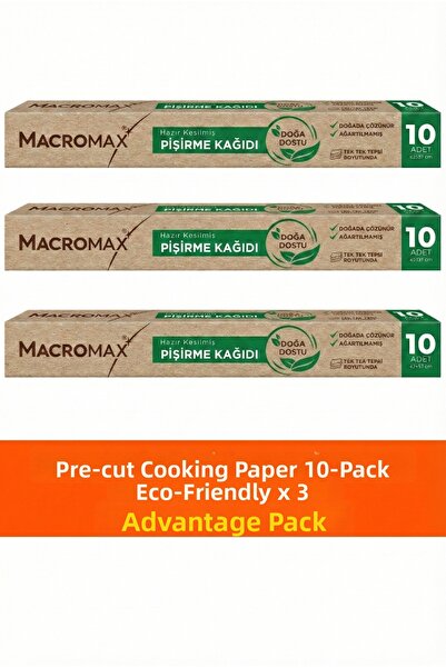 MACROMAX ورق خبز صديق للبيئة 3 قطع ورق خبز صديق للبيئة غير لاصق