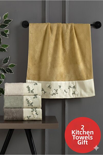 Altınbaşak 2Nd Place Kitchen Towel Gift Set with 4Th Place Gift Box, Premium ...