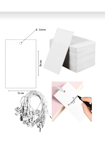 Copyder Ετικέτα Τιμής με Κορδόνι 5x9 εκ. 5000 Τεμάχια