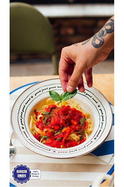 EMAYlab Enameled Mood Pit - Pasta and Salad Plate