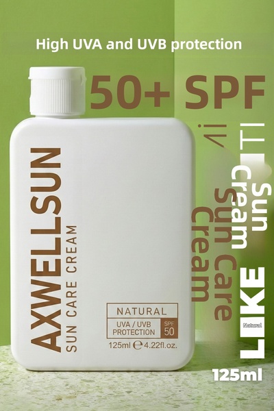 AXWELL كريم الشمس المضاد للعيوب بعامل حماية من الشمس SPF 50+، 125 مل |   ترطي...