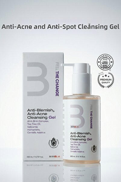 Bern Cosmetics جل تنظيف بيرن+لاب المضاد للعيوب ومضاد لحب الشباب