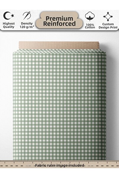 FabricsTown قماش رانفورس قطن 100%، مقاس 100×240 سم، 120 جم/م²، طباعة رقمية، ت...