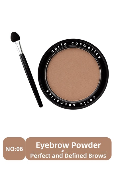 Carla Professional Make Up ظل الحواجب - بودرة ظل الحواجب بلون التراب الفاتح -...