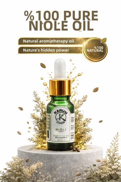 KARUM زيت نولي العطري الأصلي 100% نقي وطبيعي مع قطارة زجاجية 10 مل
