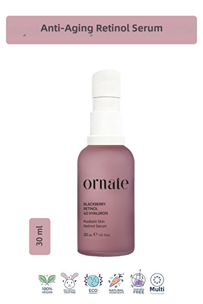 ORNATE مصل البشرة المضاد للتجاعيد والشيخوخة، 2% حمض الهيالورونيك الفعال 0.5% ...