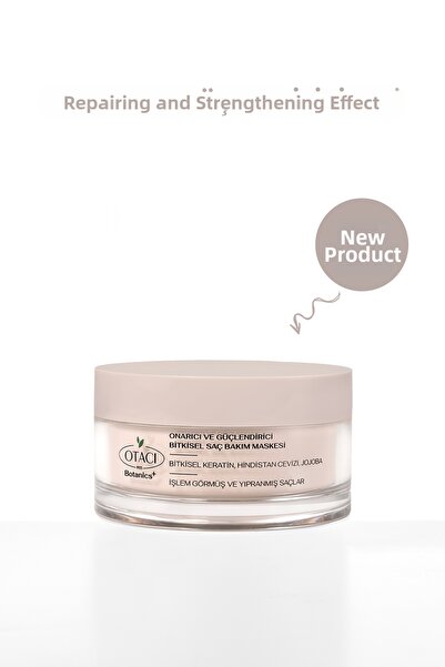 Otacı Repairing and Strengthening Herbal Hair Care Mask - for Processed and D...