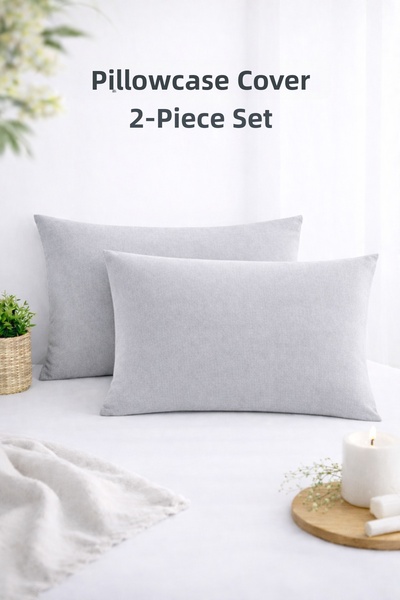 TEXTİLEGARDEN غطاء وسادة مكون من قطعتين مع غطاء 50x70 سم، طقم غطاء وسادة مكون...